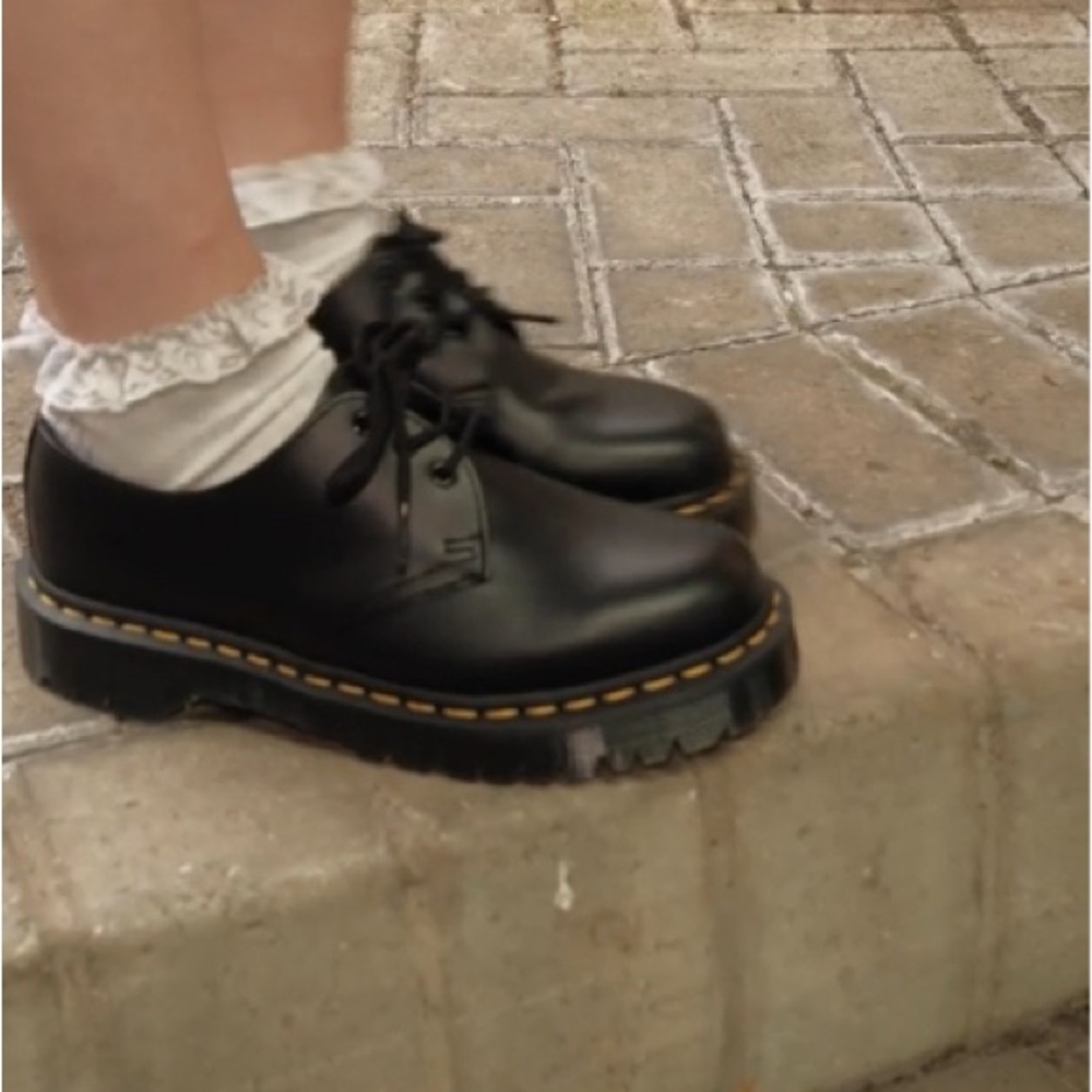 Dr. Martens Black Women's Oxfords
